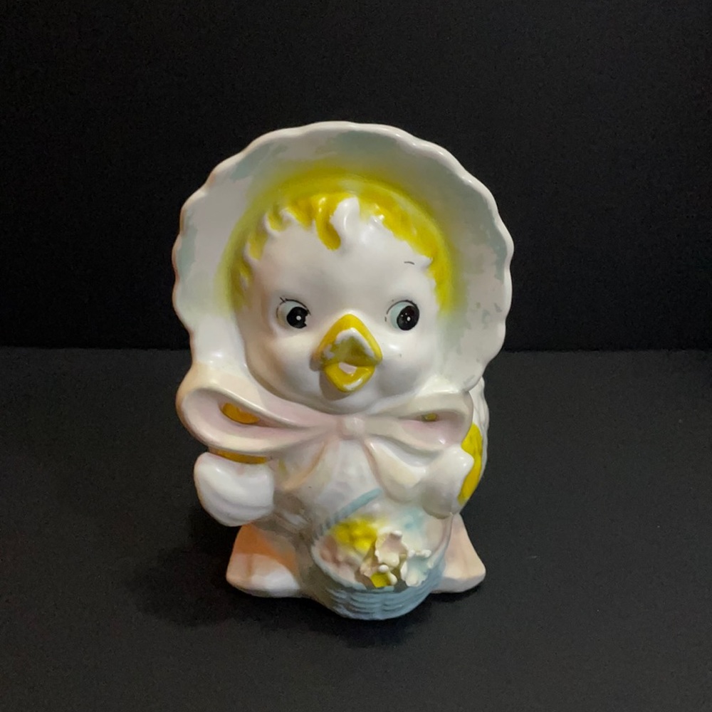 Vintage Rubens Original Ceramic Duck Bird Decorative Planter Japan